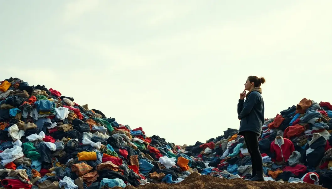 A bustling sports store showcasing a variety of fast fashion apparel.
