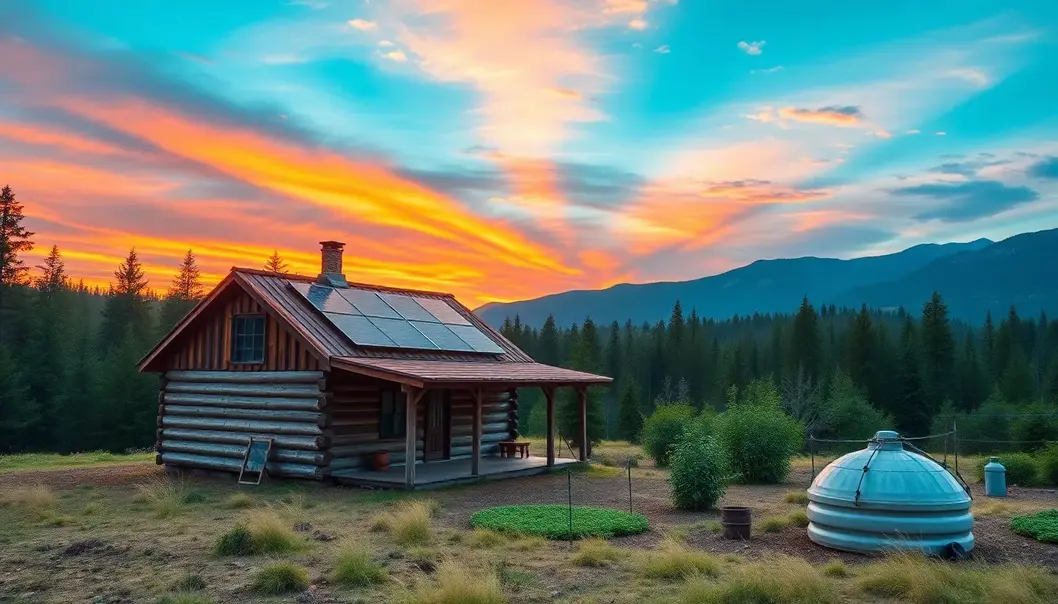 Essential skills like solar energy installation and water collection are key to successful off-grid living.