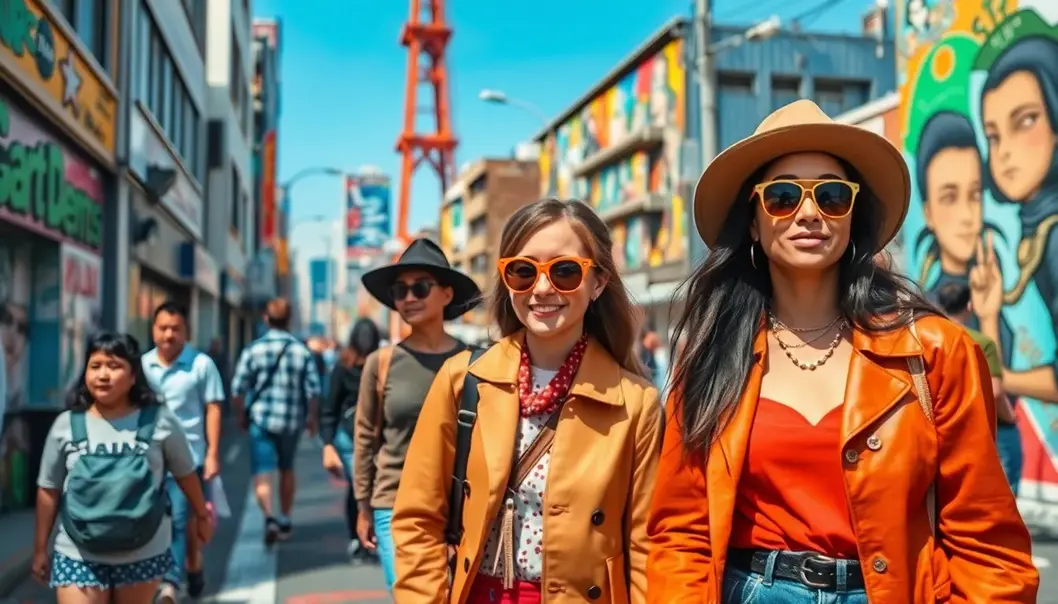 Berlin’s innovative street art inspiring fashion trends.